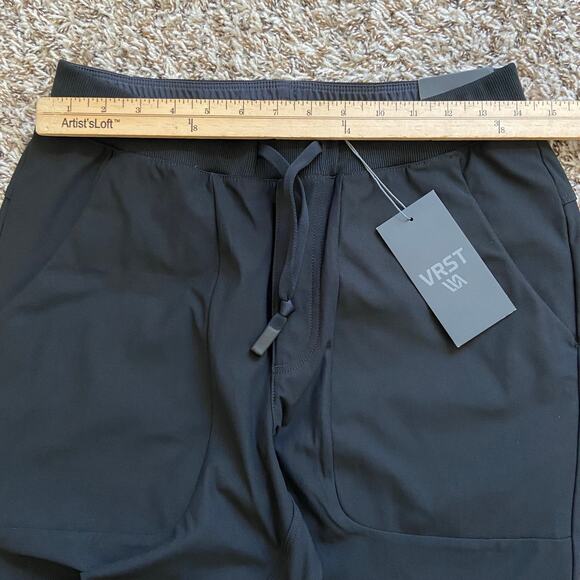VRST Limitless Performance Jogger Men's S Pure Black Slim Fit 4 Way Stretch - Picture 10 of 11